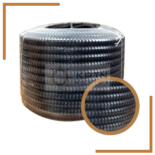 PVC İzoleli Galvaniz Çelik Spiral Boru